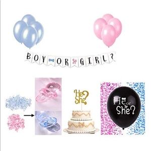 BOGO Gender Reveal Party Kit Baby Shower Set!